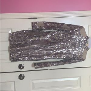 A Sequin cocktail dress